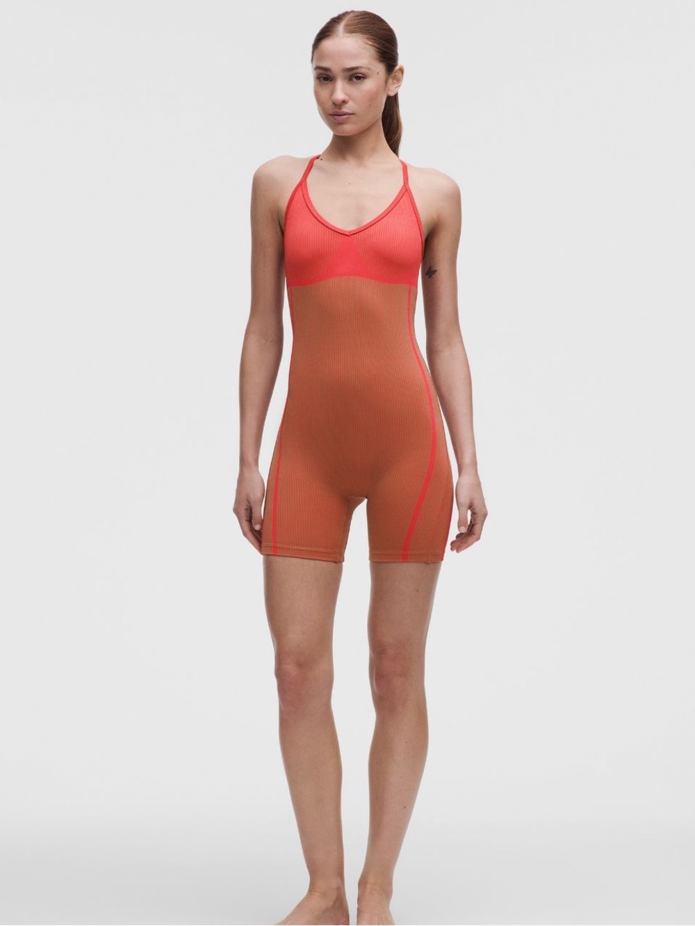 NWT [$128] LULULEMON Salutations Yoga Cami Bodysuit 6”